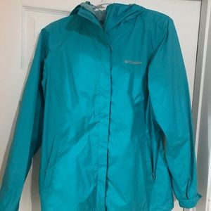 Turquoise Columbia jacket